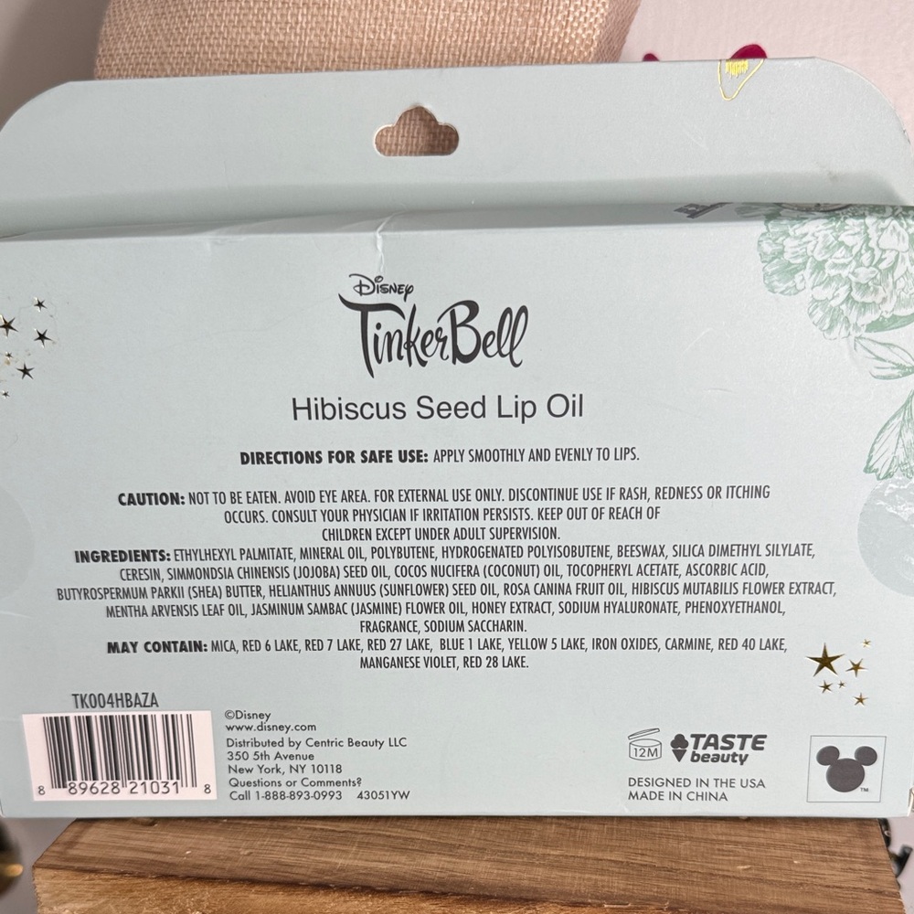 Disney Tinker Bell Hibiscus Lip Oil Collection - Picture 2 of 2